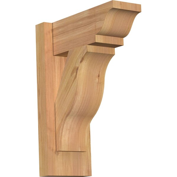 Ekena Millwork Funston Traditional Smooth Outlooker, Western Red Cedar, 5 1/2"W x 12"D x 16"H OUT06X12X16FST01SWR - main